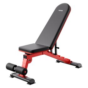 Weight Bench, 1200lbs Heavy Duty Stable Weight Bench Press for Full Body Workout, Adjustable Exercise Sit up Bench for Home Gym Strength Training