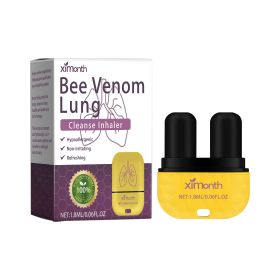 Ximonth Bee Venom Lung Cleanse Inhaler, The Portable Breathing Nasal Aspirator Cleans The Nasal Cavity Efficiently And Gently Without Stimulation To E