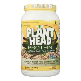 Genceutic Naturals Plant Head Protein - Vanilla - 1.65 Lb.
