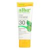 Alba Botanica - Sunscreen Lotion Mineral Formula Face And Body Spf 30 - 1 Each-3 Fluid Ounces