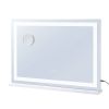 Large Vanity Mirror with Lights, Three Color Lighting Modes, Lighted Makeup LED Mirror,5X Magnification,USB Port,Smart Touch Control