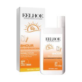 EELHOE Sunscreen Lotion, Outdoor UV Isolation Skin Protection Hydrating Refreshing Not Greasy