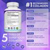 Toplux Multi Collagen Peptides Pills 1800 Mg Complex - Type I, II, III, V, X Premium Collagen Complex for Better Skin & Hair, Strong Joint, Hydrolyzed