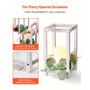 12 Set/36 Pcs Wooden Wedding Lantern Centerpiece