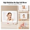Large Vanity Mirror with Lights, Three Color Lighting Modes, Lighted Makeup LED Mirror,5X Magnification,USB Port,Smart Touch Control