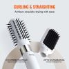 VEVOR Hair Dryer Styler, Ionic Hair Dryer Brush, 110,000RPM High-Speed Hot Air Styler with Brushless Motor, Oval & Paddle Brush