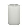4x6" 2PK Unscented Soy Wax Candle, White