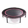 48 INCH Springless Mini Fitness Trampoline , Indoor/Outdoor Exercise Rebounder for Quieter and Safer Workouts, Loading 450lbs