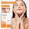 EELHOE Sunscreen Lotion, Outdoor UV Isolation Skin Protection Hydrating Refreshing Not Greasy