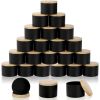 12Packs 8Oz Matte Black Metal Candle Tins with Lids - Bulk Tinplate Candle Jars for Making, Storage & Christmas Gifts, Dura