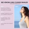 Ximonth Bee Venom Lung Cleanse Inhaler, The Portable Breathing Nasal Aspirator Cleans The Nasal Cavity Efficiently And Gently Without Stimulation To E