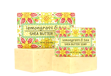 Lemongrass & Tea - Soaps & Lotions! (Scents-flavors: Large Hand Soap (6.35oz))