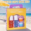 4pc Scented Body & Hair Mist & Cream Travel Set - 4 Long Lasting Fragrances for Men & Women - Perfect for Dating, Daily Use