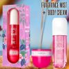 2-Piece Set, SOLO EN IBIZA Body & Hair Fragrance Mist And Body Cream Gift Box For Men And Women, Long Lasting Fragrance, 4 Different Scent