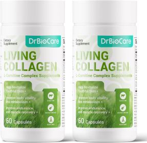 Active Collagen L-Carnitine Compound Dietary Supplement, Grass-Fed Bovine Collagen Peptides, Bovine Colostrum, Cinnamon Extract, Mulberry Leaf Extract (Style: capsule-2)