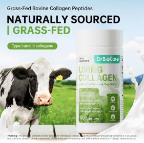 Active Collagen L-Carnitine Compound Dietary Supplement, Grass-Fed Bovine Collagen Peptides, Bovine Colostrum, Cinnamon Extract, Mulberry Leaf Extract (Style: capsule-1)