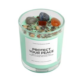 Fragrance Soy Wax Handmade Candle (Quantity: 1pc, size: Rosemary)