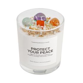 Fragrance Soy Wax Handmade Candle (Quantity: 1pc, size: French Vanilla)