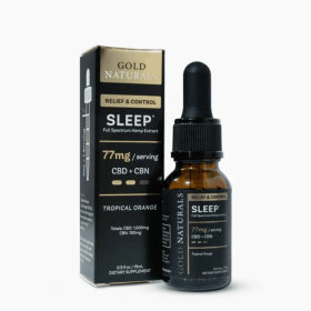 Sleep Tincture with CBD + CBN - Deep Rest Hemp Extract - Fast-Acting Full Spectrum Sleep Aid for Relaxation & Relief – 0.3% THC (Strength: Medium, size: 15 ML)