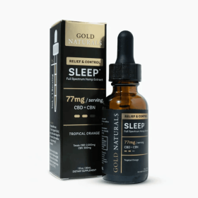 Sleep Tincture with CBD + CBN - Deep Rest Hemp Extract - Fast-Acting Full Spectrum Sleep Aid for Relaxation & Relief – 0.3% THC (Strength: Medium, size: 30 ML)