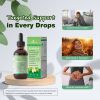 WINYEL Soursop Drops 10-in-1 with seaweed, moringa, black seed oil, oregano, ashwagandha, chlorophyll | Herbal extracts promote overall health | Vegan