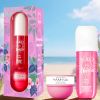2-Piece Set, SOLO EN IBIZA Body & Hair Fragrance Mist And Body Cream Gift Box For Men And Women, Long Lasting Fragrance, 4 Different Scent